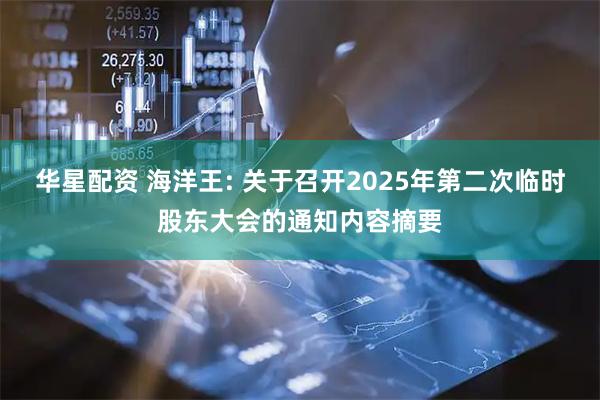 华星配资 海洋王: 关于召开2025年第二次临时股东大会的通知内容摘要