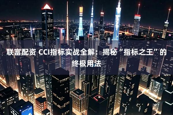 联富配资 CCI指标实战全解:揭秘“指标之王”的终极用法