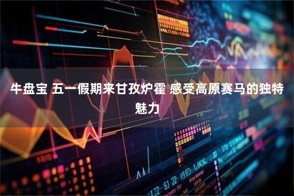 牛盘宝 五一假期来甘孜炉霍 感受高原赛马的独特魅力
